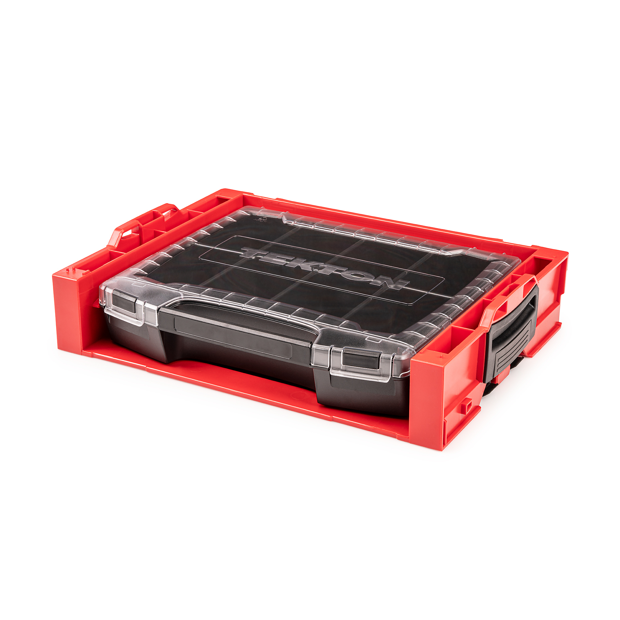 TEKTON Lidded Drawer (i-BOXX) with 8-Cavity Parts Tray and Stacking Drawer Rack | OLB94003